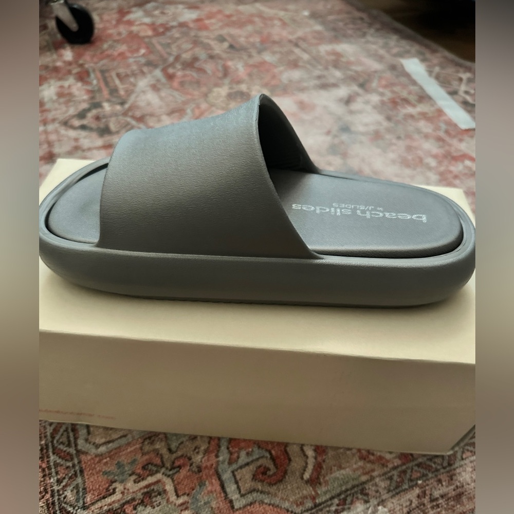 J Slides Beach Slides Eva Squish grey NEW in box - Picture 7 of 7